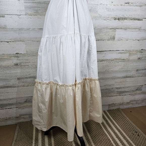 Endless Rose Twist Front Side Cutout Maxi Dress Large Cotton Cottagecore NWT - Picture 13 of 16